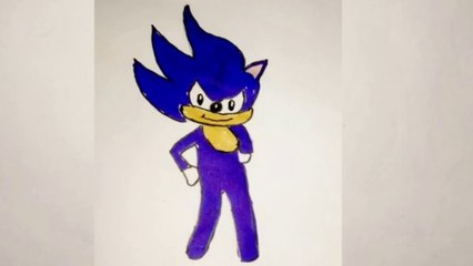 How to draw Sonic the Hedgehog