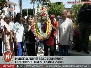 Miranda | Autoridades del mcpio Andrés Bello conmemoró en sesión solemne su 42 aniversario