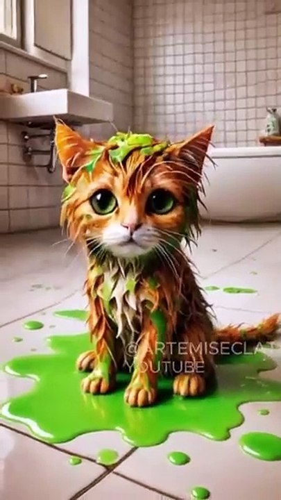 A small sweety    my small sweety vomited in a cup and was abandoned. _cat _kitten _cute _story (feat _ Alexis Bennett)(360P)