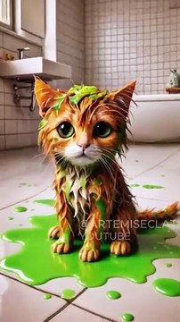 A small sweety my small sweety vomited in a cup and was abandoned. _cat _kitten _cute _story (feat _ Alexis Bennett)(360P)