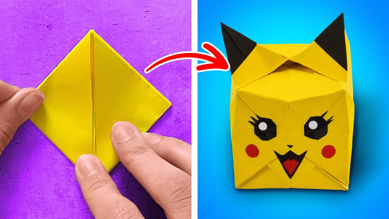 ARTISANAT ORIGAMI FACILE ✨ IDÉES DIY EN PAPIER ET CARTON