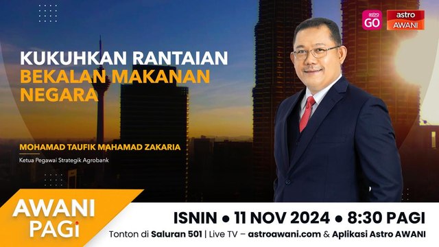 AWANI Pagi: Kukuhkan rantaian bekalan makanan negara