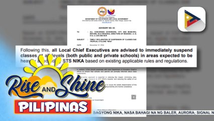 Pagsususpinde ng mga klase, ipinauubaya sa LGUs