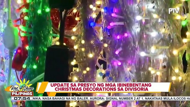 Update sa presyo ng mga ibinebentang Christmas decorations sa DivisoriaUpdate sa presyo ng mga ibinebentang Christmas decorations sa Divisoria