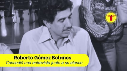LOS PROTAGONISTAS DE LA SERIE EL CHAVO DEL 8 SE LUCIERON EN UNA ENTREVISTA PARA UN CANAL DE TV