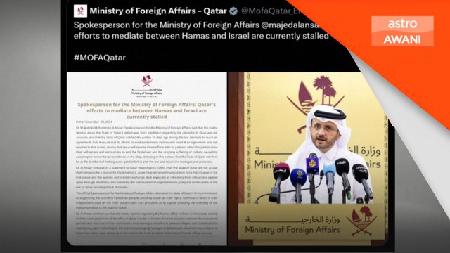 Kekejaman Zionis: Qatar nafi laporan tarik diri jadi pengantara Gaza