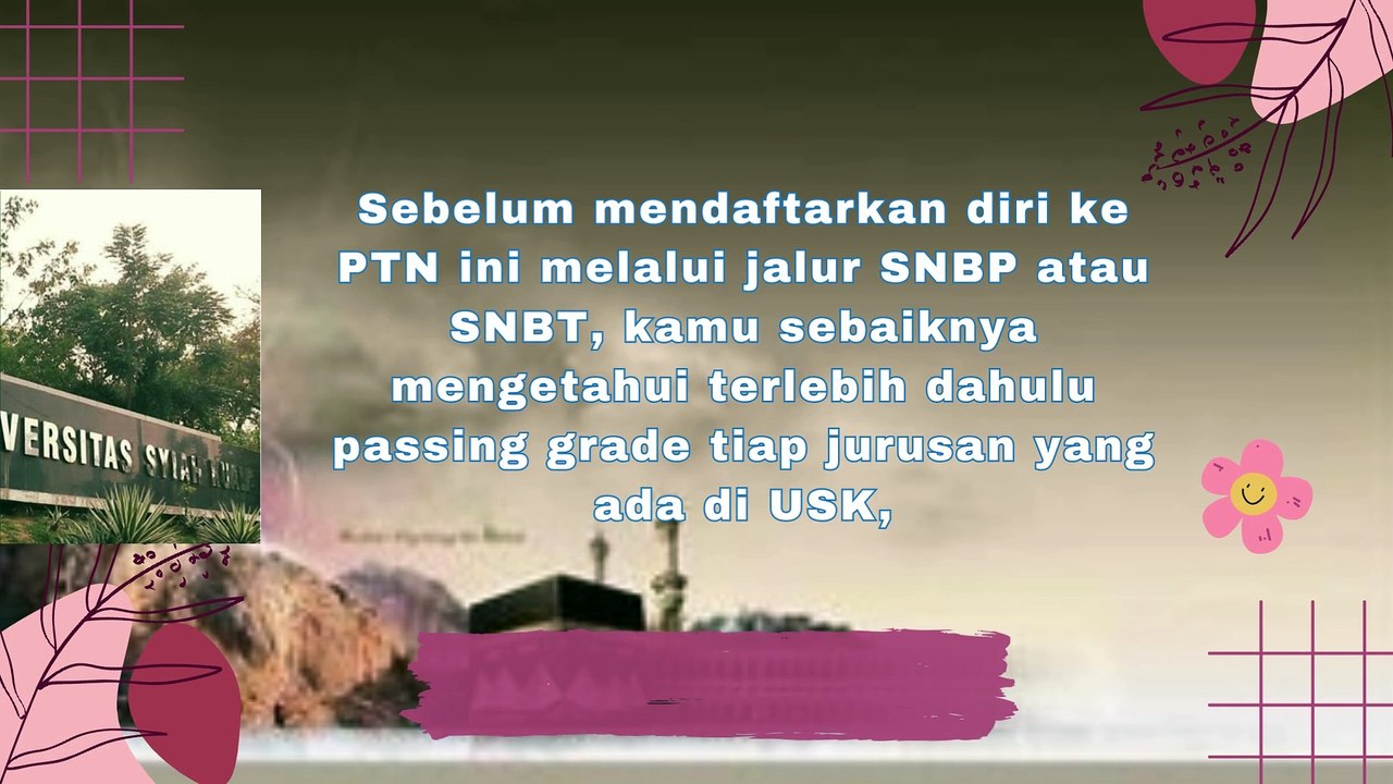 Passing Grade prodi jenjang daya tampung peminat ketetatan Universitas Syiah Kuala Unsyiah aceh 2024
