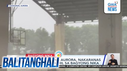 Bagyong Nika, nag-landfall na sa Dilasag, Aurora ngayong umaga | Balitanghali
