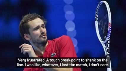 Medvedev explains strange antics in Fritz loss