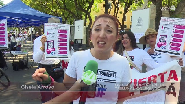 Instalan módulos en Guadalajara para que se haga una consulta popular sobre la Reforma Judicial
