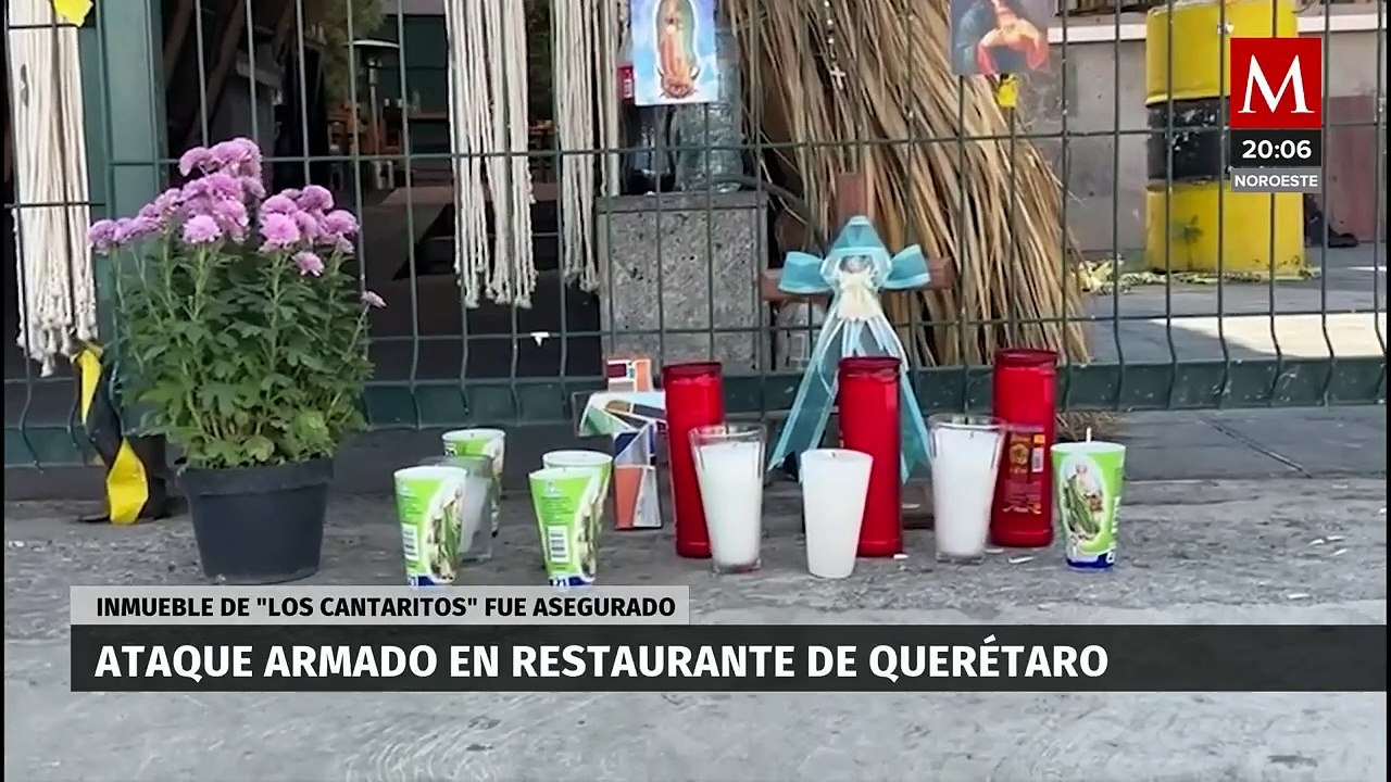 Ciudadanos colocan veladoras en 'Los Cantaritos' tras ataque que dejó 13 heridos