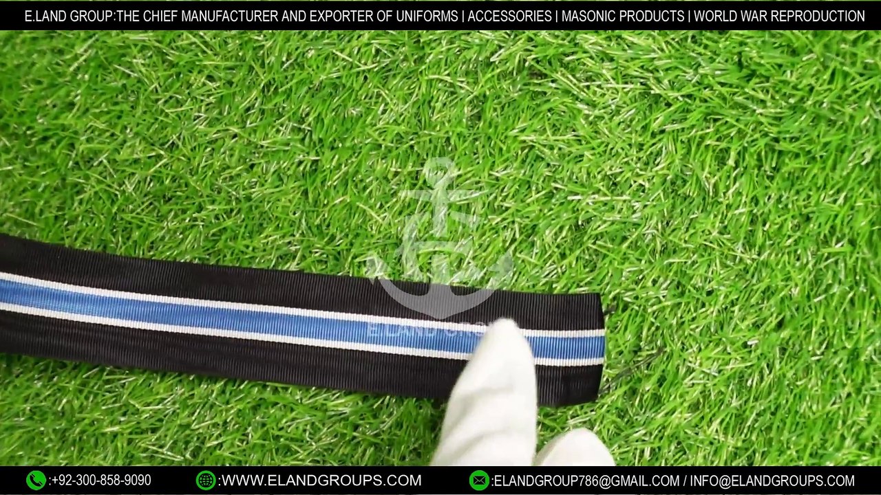 Turquoise White Black MEDAL RIBBONS, Medal Ribbons, RIBBON BARS, Wholesale custom Ceremonial ribbons