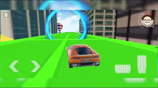 Super Car Simulator | Car Ramp Challenge | Car Games for Kids | Jumping Car Game | Slowly Gamerz