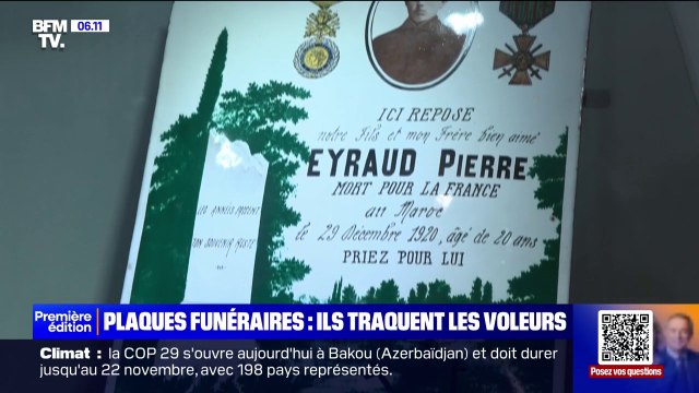 Une association traque les voleurs qui font le trafic des plaques funéraires d'anciens combattants