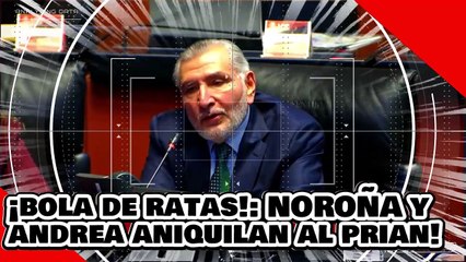¡Váyanse a la chin…! ¡Noroña y Andrea aniquilan al PRIAN por porros y no reconocer su derrota!