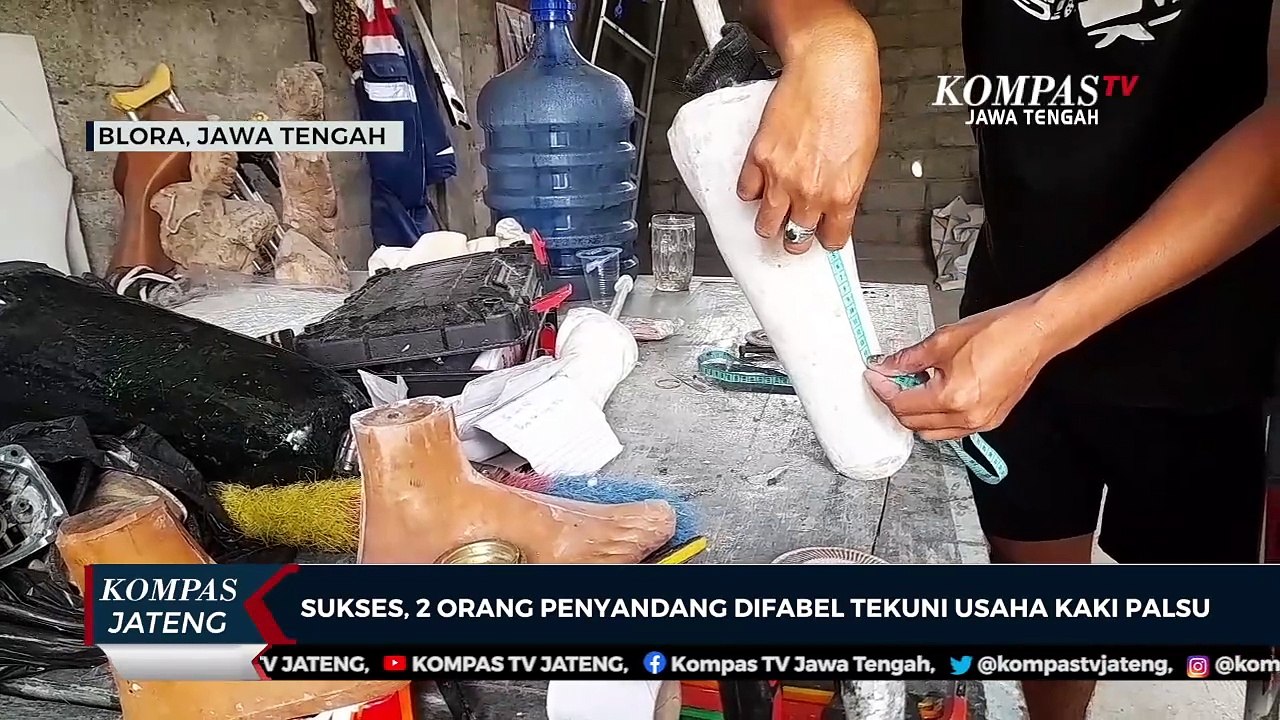 Sukses, Dua Orang Penyandang Difabel Tekuni Usaha Kaki Palsu