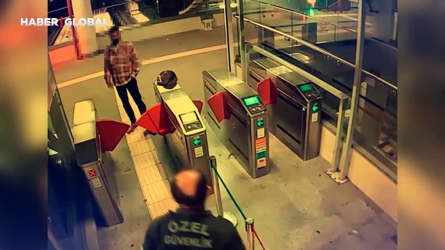 Marmaray'ı karıştıran olay! Güvenlik görevlisi ile kavga eden zanlı silahla vuruldu