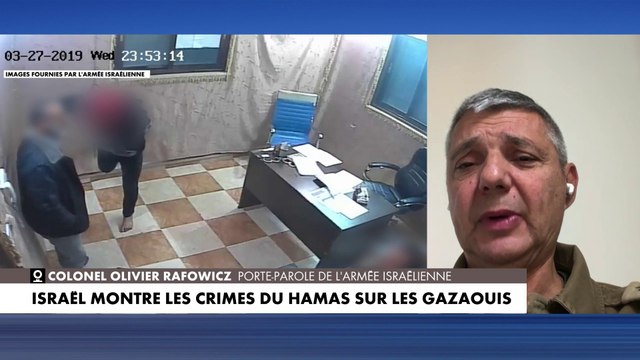 Olivier Rafowicz détaille les images d’interrogatoire du Hamas sur les Gazaouis