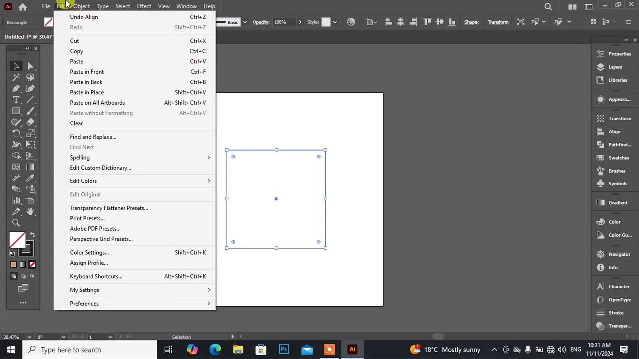 Geometric 3D Shapes in Illustrator