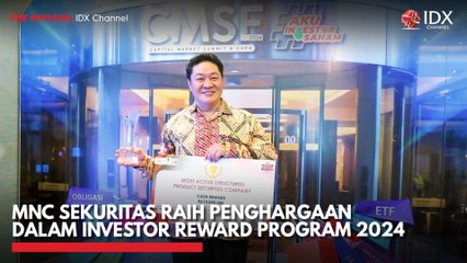 MNC Sekuritas Raih Penghargaan Dalam Investor Reward Program 2024