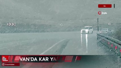 Van'da kar ve yoğun sis yüksek kesimlerde etkili oldu