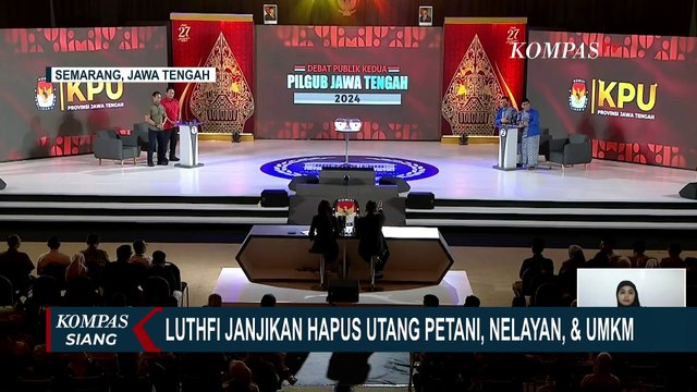 Andika Soroti Mitigasi Lingkungan Imbangi Infrastruktur, Luthfi Janjikan Hapus Utang Petani-UMKM