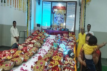 फलौदी माता की निकाली शोभायात्रा, अन्नकूट के हुए दर्शन