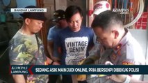 Sedang Asik Main Judi Online, Pria Bersenjata Api Dibekuk Polisi!