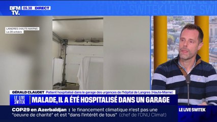 "On est en 2024, il est anormal de se retrouver dans cette situation": Gérald a passé la nuit dans le garage d'un centre hospitalier