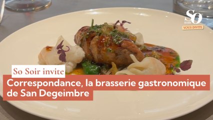 Correspondance, la nouvelle brasserie gastronomique de San Degeimbre
