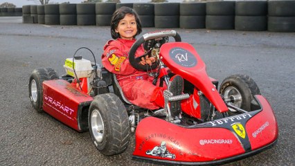 Britain's youngest racing driver is four-year-old with eyes on Formula 1