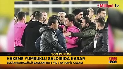 Hakem Halil Umut Meler'e saldırı davası: Faruk Koca için karar