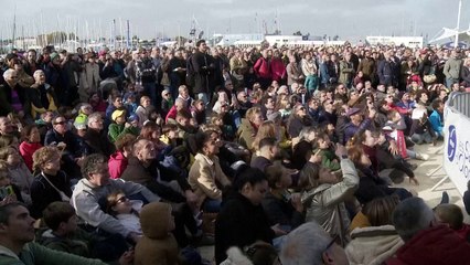Départ du Vendée Globe: un "grand moment d'émotion" pour les spectateurs