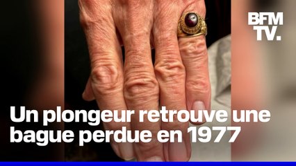 Un plongeur retrouve une bague perdue depuis 47 ans