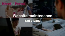 Best Website maintenance services | KloudPortal