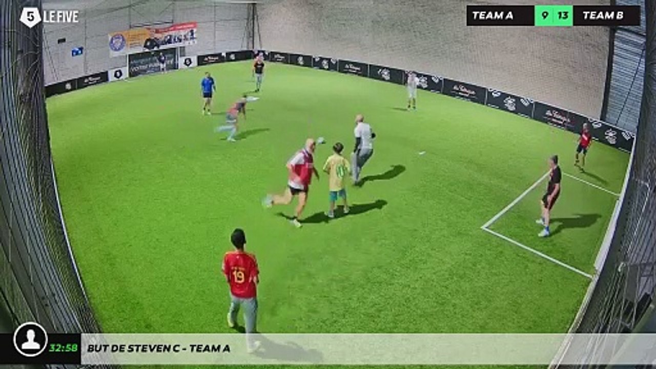 But de Steven C - Team A