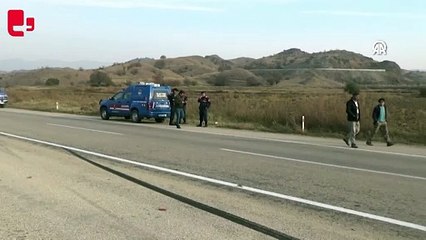 Çorum'da işçi servisi ile traktörün çarpıştı... 16 kişi yaralandı