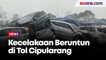 Mengerikan! Penampakan Kecelakaan Beruntun di Tol Cipularang