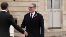 Starmer da Macron all'Eliseo prima della cerimonia per l'11 novembre