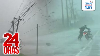 Isabela, hinagupit ng malakas na ulan at hangin; may ilang yerong nilipad at kubong tumagilid | 24 Oras