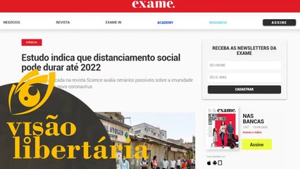 Vamos ter quarantena e lockdown até 2022 | Visão Libertária - 16/04/20 | ANCAPSU