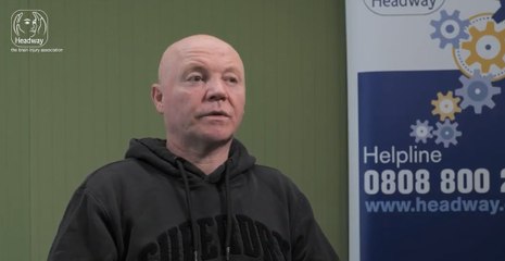 Martin Longmore, Headway Larne volunteer talks about living with a brain injury