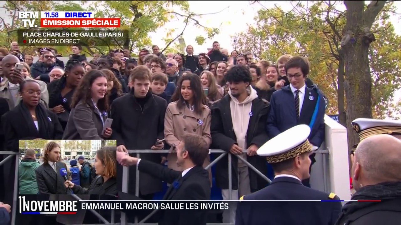 "C'est important de rendre hommage", explique ce Britannique présent pour les commémorations du 11-Novembre à Paris