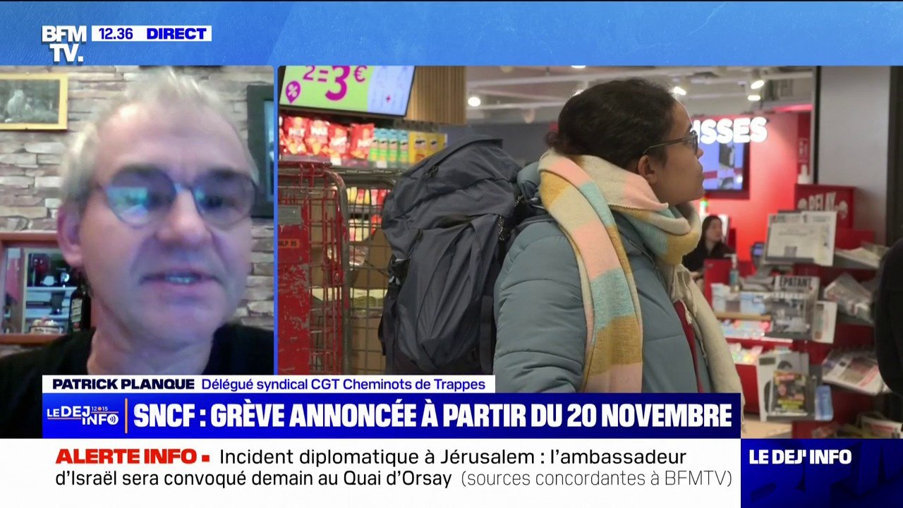 Grève SNCF: "Cette mobilisation est nécessaire parce que le patronat et le gouvernement sont à l'offensive", affirme Patrick Planque (CGT Cheminots)
