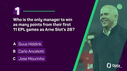 Premier League Quiz Of The Week: Gameweek 11