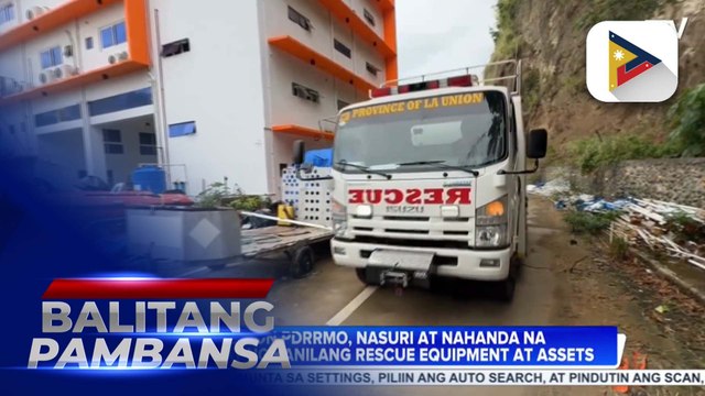 La Union PDRRMO, itinaas na sa Red Alert status ang kanilang emergency operations center bilang paghahanda sa Bagyong #NikaPH