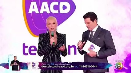 Xuxa faz revelação no Teleton e choca filhas de Silvio Santos