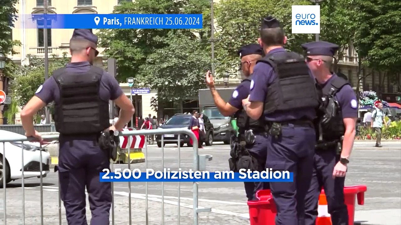 4.000 Polizisten für UEFA-Spiel Frankreich-Israel in Paris