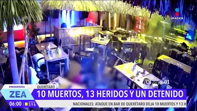 Ataque armado en el bar Los Cantaritos deja 10 muertos, 13 heridos y un detenido en Querétaro