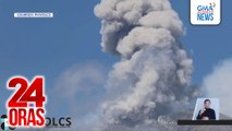 Bulkang Kanlaon, nagbuga muli ng abo;ikatlo mula kahapon; may 25 volcanic quakes | 24 Oras